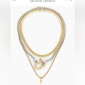 THE HERRADURA & THE SNAKE LAYERED NECKLACE SET